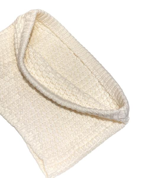 darich（ダーリッチ）Darich (ダーリッチ) ケーブルDDロゴVネックニットフーディ アイボリー サイズ:Freeの古着・服飾アイテム