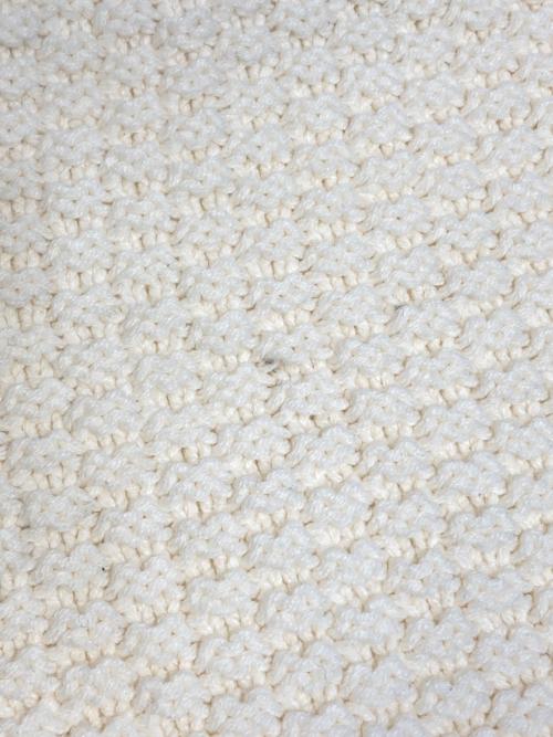 darich（ダーリッチ）Darich (ダーリッチ) ケーブルDDロゴVネックニットフーディ アイボリー サイズ:Freeの古着・服飾アイテム