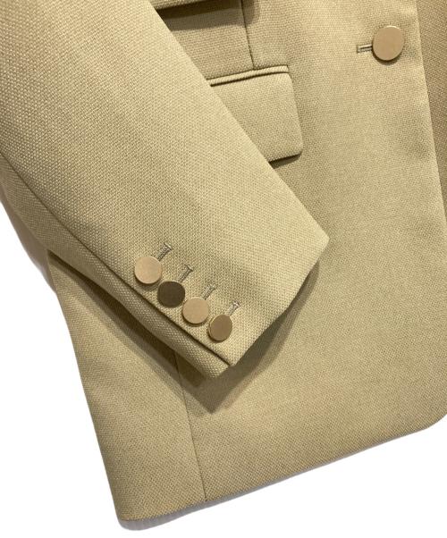 SHIPS any（シップスエニィ）SHIPS any (シップスエニィ) オックス シングル テーラード ブレザー ジャケット ベージュ サイズ:Fの古着・服飾アイテム