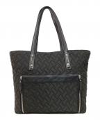 COLE HAANコールハーン）の古着「キルティングトートバッグ」｜ブラック