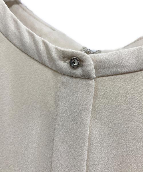 CELFORD（セルフォード）CELFORD (セルフォード) ボウタイプリーツワンピース アイボリー サイズ:38の古着・服飾アイテム