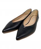 FABIO RUSCONIファビオルスコーニ）の古着「ポインテッドトゥパンプス」｜ブラック