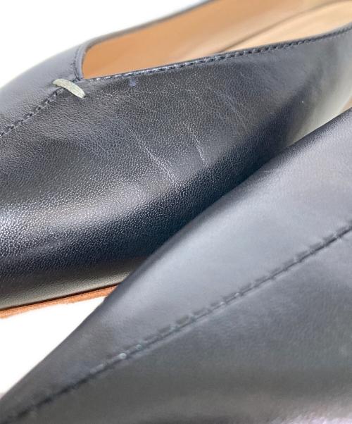 FABIO RUSCONI（ファビオルスコーニ）FABIO RUSCONI (ファビオルスコーニ) ポインテッドトゥパンプス ブラック サイズ:39の古着・服飾アイテム