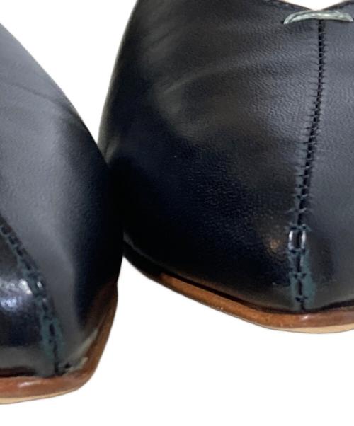 FABIO RUSCONI（ファビオルスコーニ）FABIO RUSCONI (ファビオルスコーニ) ポインテッドトゥパンプス ブラック サイズ:39の古着・服飾アイテム