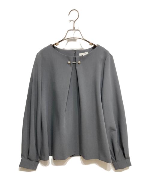 PLST（プラステ）PLST (プラステ) ブラウスパンツセットアップ グレー サイズ:Lの古着・服飾アイテム