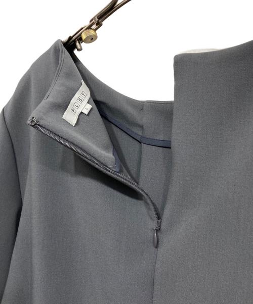 PLST（プラステ）PLST (プラステ) ブラウスパンツセットアップ グレー サイズ:Lの古着・服飾アイテム