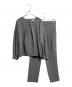PLST（プラステ）の古着「ブラウスパンツセットアップ」｜グレー