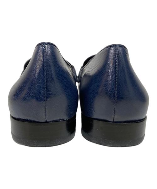 TORY BURCH（トリーバーチ）TORY BURCH (トリーバーチ) チェーンビットローファー ネイビー サイズ:8Mの古着・服飾アイテム