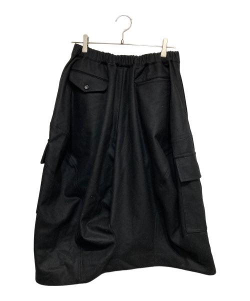 BLACK COMME des GARCONS（ブラックコムデギャルソン）BLACK COMME des GARCONS (ブラックコムデギャルソン) ウールナイロン フラノS-PT ブラック サイズ:XSの古着・服飾アイテム