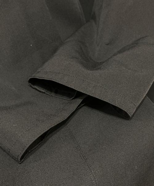 Yohji Yamamoto FEMME（ヨウジヤマモトファム）Yohji Yamamoto FEMME (ヨウジヤマモトファム) ウールモヘアトレンチコート ブラック サイズ:2の古着・服飾アイテム