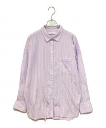 HER LIP TO（ハーリップトゥ）の古着「Have It All Stripe Shirt」｜ピンク