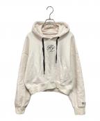 HER LIP TOハーリップトゥ）の古着「Lounge Drawstring Hoodie」｜ベージュ