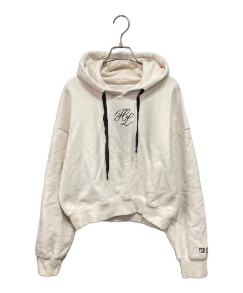 HER LIP TO（ハーリップトゥ）Her lip to (ハーリップトゥ) Lounge Drawstring Hoodie ベージュ サイズ:Fの古着・服飾アイテム
