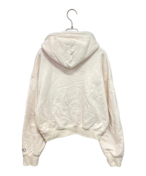 HER LIP TO（ハーリップトゥ）Her lip to (ハーリップトゥ) Lounge Drawstring Hoodie ベージュ サイズ:Fの古着・服飾アイテム