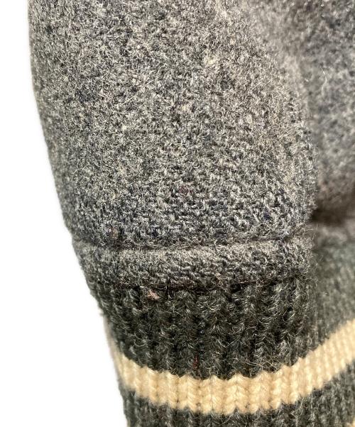 JUN MEN（ジュンメン）JUN MEN (ジュンメン) レザー切替スタジャン グレー サイズ:Sの古着・服飾アイテム