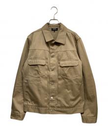 A.P.C.（アーペーセー）の古着「コットンワークジャケット」｜ベージュ