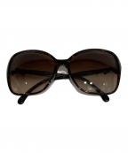 CHANELシャネル）の古着「サイドリボンサングラス」｜ブラウン