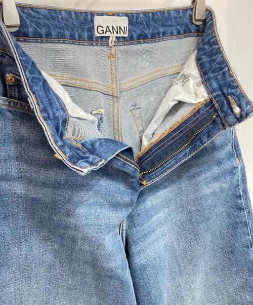 GANNI（ガニー）GANNI (ガニー) Heavy Denim Izey Jeans インディゴ サイズ:26W/32Lの古着・服飾アイテム