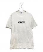 マガジンハウスマガジンハウス）の古着「POPEYE Logo T-Shirt」｜ホワイト