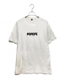 マガジンハウス（マガジンハウス）の古着「POPEYE Logo T-Shirt」｜ホワイト