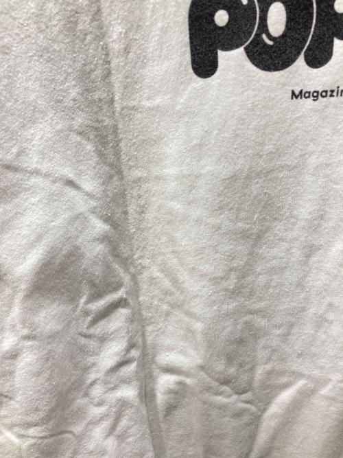 マガジンハウス（マガジンハウス）マガジンハウス (マガジンハウス) POPEYE Logo T-Shirt ホワイト サイズ:Lの古着・服飾アイテム