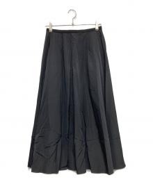 IENA（イエナ）の古着「ソフトタフタサーキュラースカート」｜ネイビー