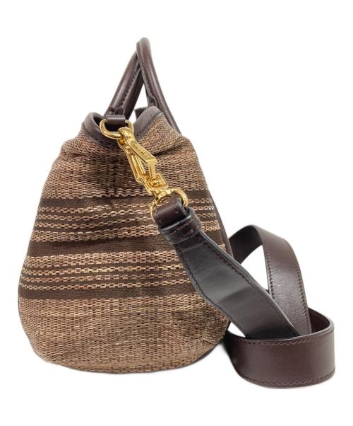 MaxMara（マックスマーラ）MaxMara (マックスマーラ) ミニマリンバッグ ブラウンの古着・服飾アイテム