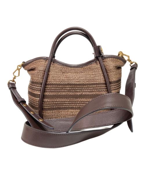 MaxMara（マックスマーラ）MaxMara (マックスマーラ) ミニマリンバッグ ブラウンの古着・服飾アイテム