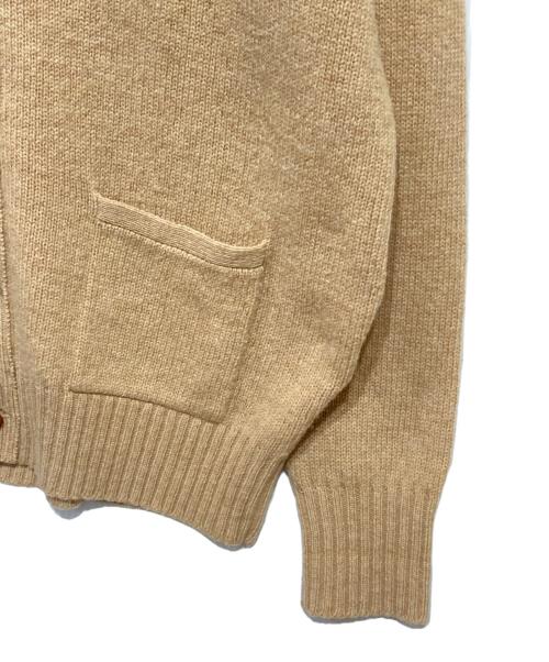 POLO RALPH LAUREN（ポロ・ラルフローレン）POLO RALPH LAUREN (ポロ・ラルフローレン) Vネックニットカーディガン ベージュ サイズ:LLの古着・服飾アイテム