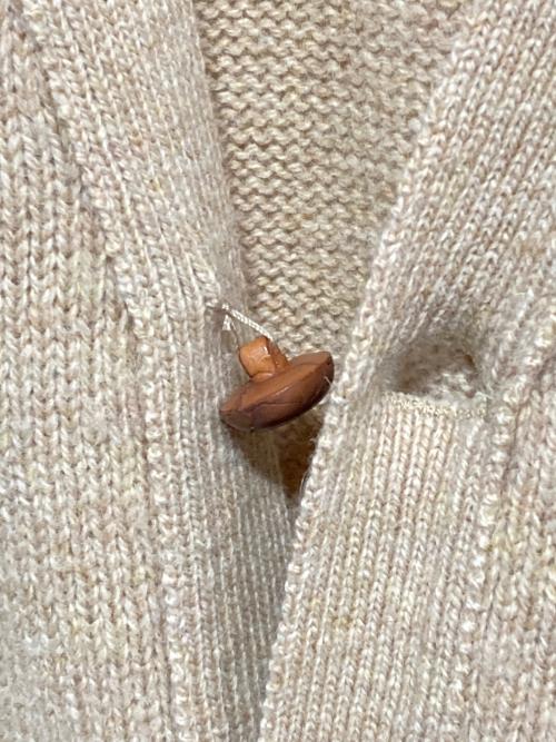 POLO RALPH LAUREN（ポロ・ラルフローレン）POLO RALPH LAUREN (ポロ・ラルフローレン) Vネックニットカーディガン ベージュ サイズ:LLの古着・服飾アイテム