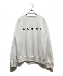 MARNI（マルニ）の古着「ロゴスウェット」｜ホワイト