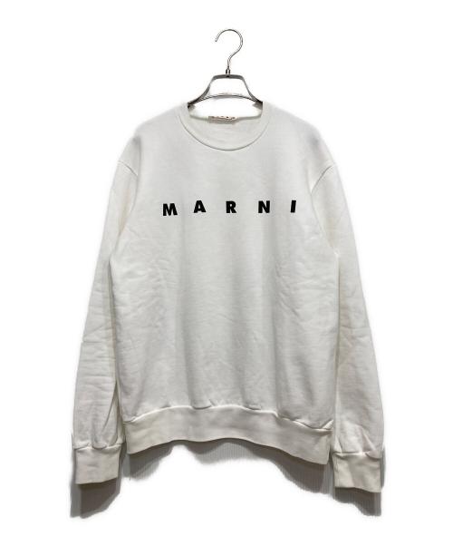 MARNI（マルニ）MARNI (マルニ) ロゴスウェット ホワイト サイズ:14の古着・服飾アイテム