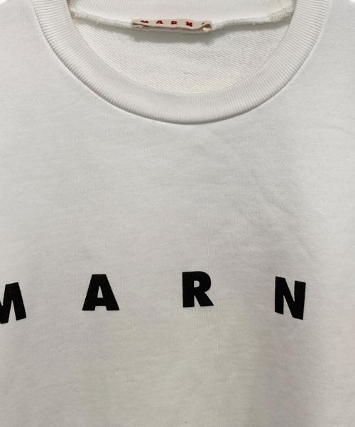 MARNI（マルニ）MARNI (マルニ) ロゴスウェット ホワイト サイズ:14の古着・服飾アイテム