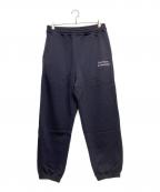 The Ennoy Professionalザ エンノイ プロフェッショナル）の古着「ロゴ刺繍裏起毛スウェットパンツ」｜ネイビー