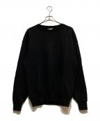 AURALEEオーラリー）の古着「SMOOTH SOFT SWEAT P/O」｜ブラック