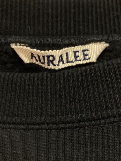 AURALEE（オーラリー）AURALEE (オーラリー) SMOOTH SOFT SWEAT P/O ブラック サイズ:4の古着・服飾アイテム