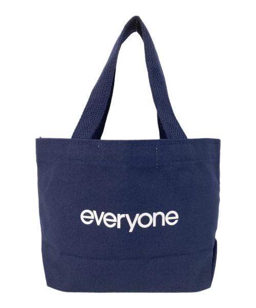 everyone（エブリワン）everyone (エブリワン) petit tote ネイビーの古着・服飾アイテム