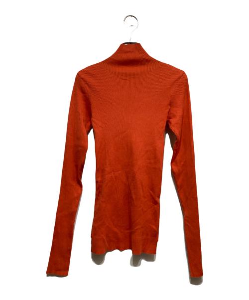 AURALEE（オーラリー）AURALEE (オーラリー) GIZA HIGH GAUGE RIB KNIT TURTLE NECK PULLOVER オレンジ サイズ:1の古着・服飾アイテム