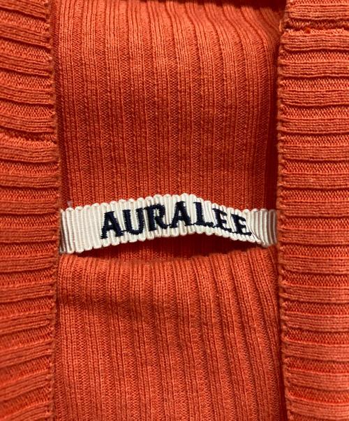 AURALEE（オーラリー）AURALEE (オーラリー) GIZA HIGH GAUGE RIB KNIT TURTLE NECK PULLOVER オレンジ サイズ:1の古着・服飾アイテム