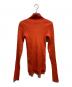 AURALEE（オーラリー）の古着「GIZA HIGH GAUGE RIB KNIT TURTLE NECK PULLOVER」｜オレンジ