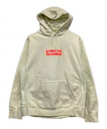 SUPREME（シュプリーム）の古着「BOX LOGO HOODED SWEATSHIRT」｜黄緑