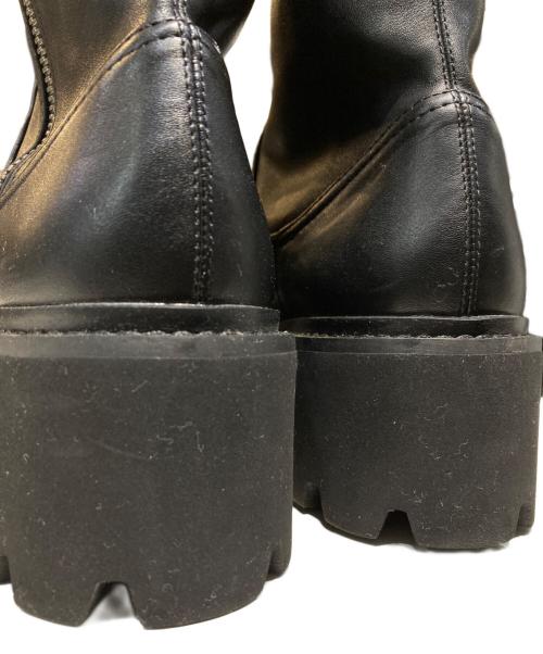 CHARLES & KEITH（チャールズアンドキース）CHARLES & KEITH (チャールズアンドキース) サイドジップブーツ ブラック サイズ:37の古着・服飾アイテム