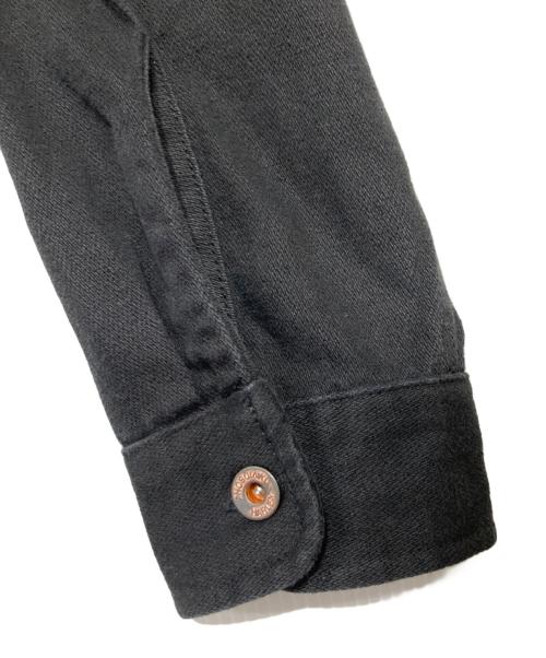 HARLEY-DAVIDSON（ハーレーダビッドソン）HARLEY-DAVIDSON (ハーレーダビッドソン) Vintage logo overshirt ブラック サイズ:XLの古着・服飾アイテム