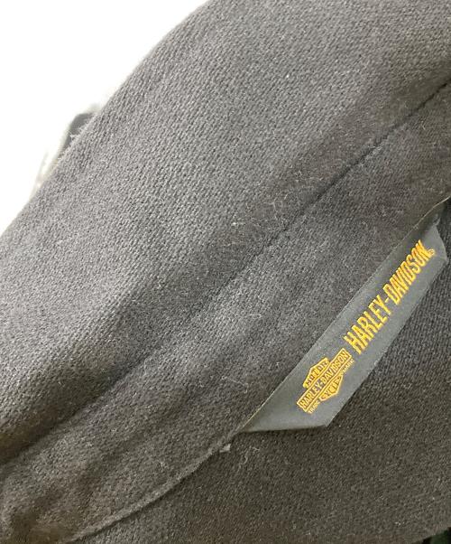 HARLEY-DAVIDSON（ハーレーダビッドソン）HARLEY-DAVIDSON (ハーレーダビッドソン) Vintage logo overshirt ブラック サイズ:XLの古着・服飾アイテム