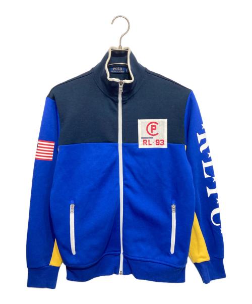 POLO RALPH LAUREN（ポロ・ラルフローレン）POLO RALPH LAUREN (ポロ・ラルフローレン) RL-93-ジップアップジャケット イエロー×ネイビー サイズ:Sの古着・服飾アイテム