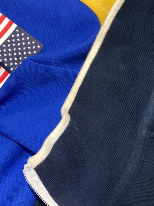 POLO RALPH LAUREN（ポロ・ラルフローレン）POLO RALPH LAUREN (ポロ・ラルフローレン) RL-93-ジップアップジャケット イエロー×ネイビー サイズ:Sの古着・服飾アイテム