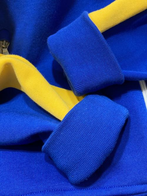 POLO RALPH LAUREN（ポロ・ラルフローレン）POLO RALPH LAUREN (ポロ・ラルフローレン) RL-93-ジップアップジャケット イエロー×ネイビー サイズ:Sの古着・服飾アイテム