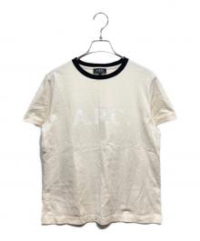 A.P.C.（アーペーセー）の古着「IENA別注 リンガーTシャツ」｜ネイビー×アイボリー