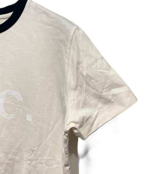 A.P.C.（アーペーセー）A.P.C. (アーペーセー) IENA別注 リンガーTシャツ ネイビー×アイボリー サイズ:Sの古着・服飾アイテム