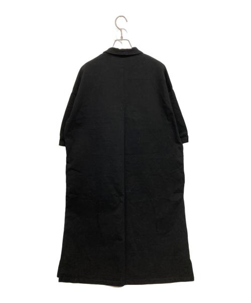 journal standard luxe（ジャーナルスタンダード ラックス）JOURNAL STANDARD LUXE (ジャーナルスタンダード ラックス) デラヴェジャージー ポロワンピース ブラック サイズ:Sの古着・服飾アイテム